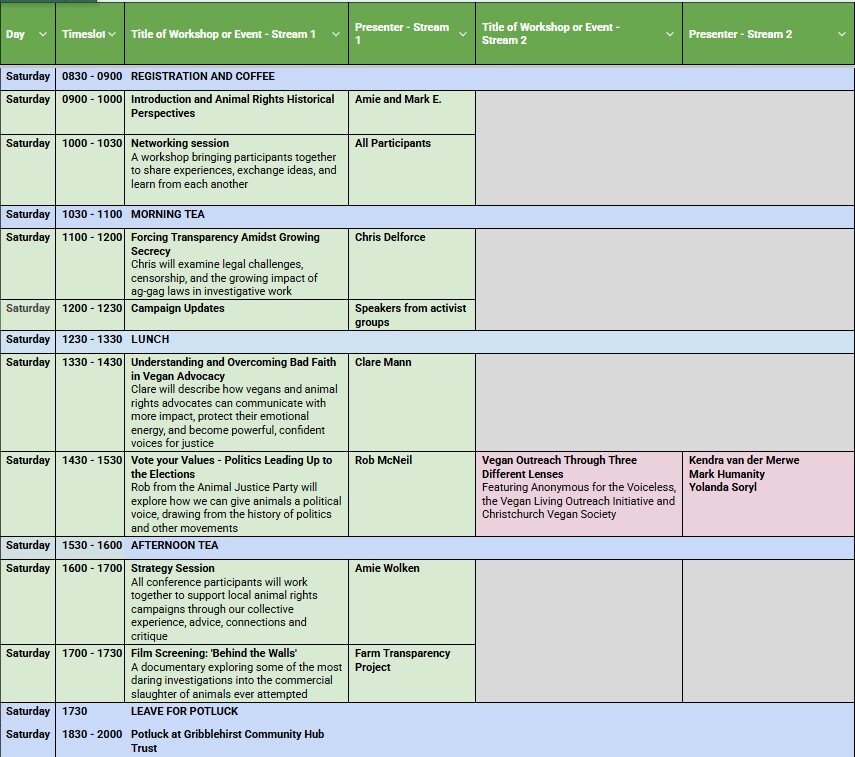 Timetable Saturday-3